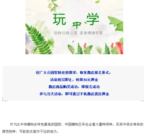 武汉这个公园偏藏奇花异草，周末带你探访这群植物界的远古来客！