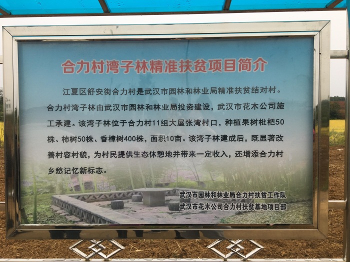 “精准扶贫，你我同行”武汉市园林科学研究院在行动