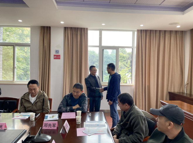 德州市绿化养护所来我院考察交流