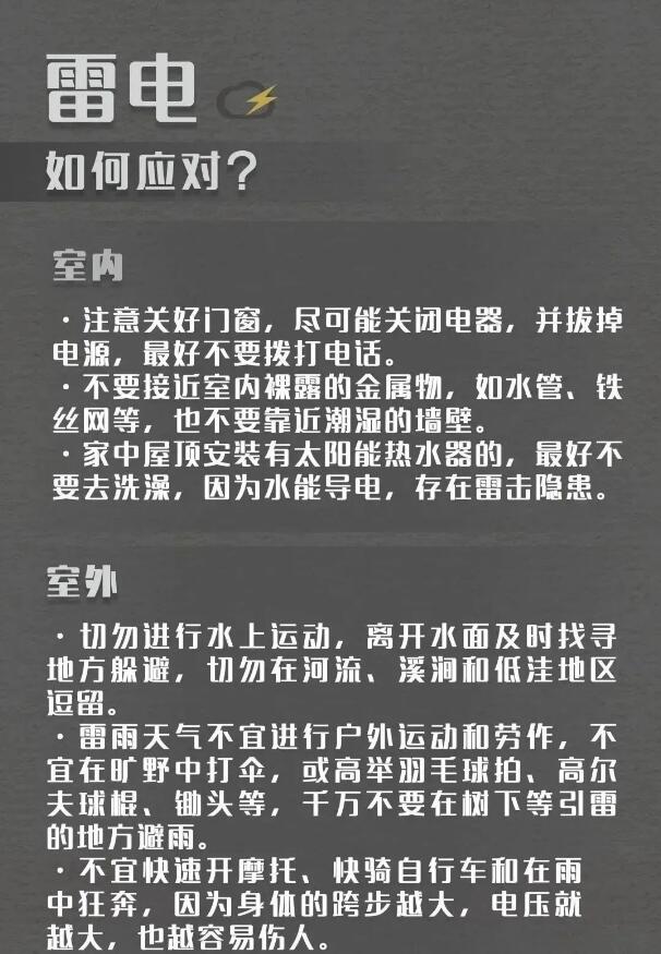 第34个“国际减灾日” | 防灾减灾知识请牢记